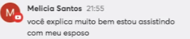 Depoimento de Melicia Santos sobre a imersão de Eliane Melo