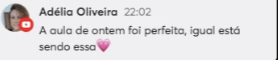 Depoimento de Adélia Oliveira sobre a imersão de Eliane Melo